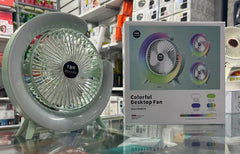 Colorful desktop fan