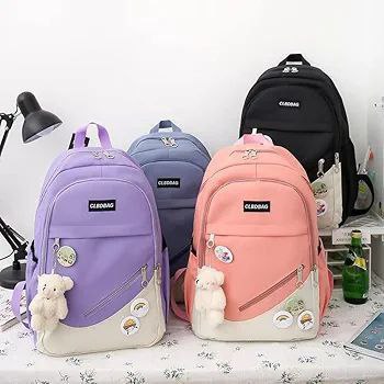 sac à dos pour étudiants 4 pièces مجموعة حقائب ظهر للطلاب حقيبة مدرسية ذات سعة كبيرة