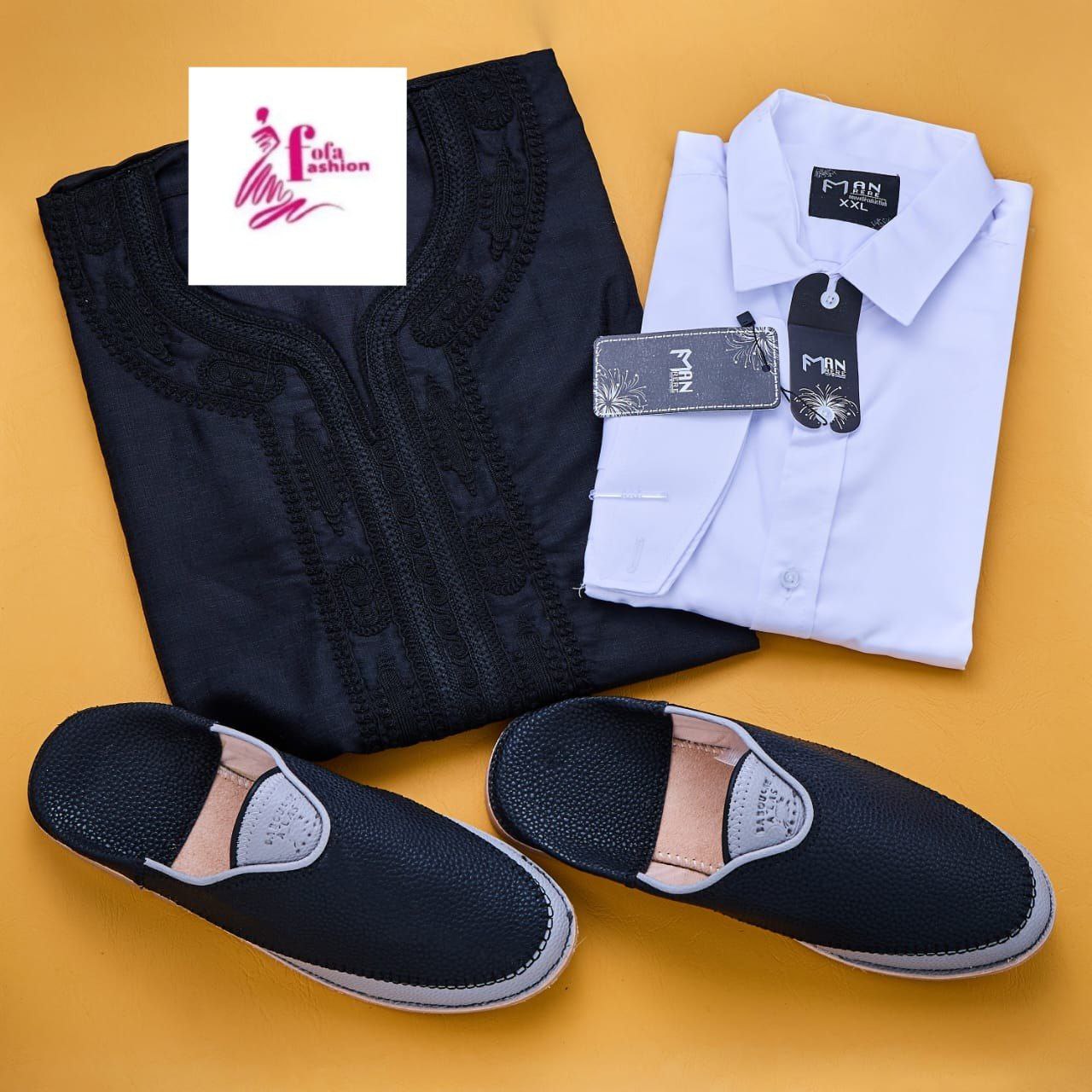 بلغة فاسية متقونة وكندورة رفيعة جوهرة وقميجة