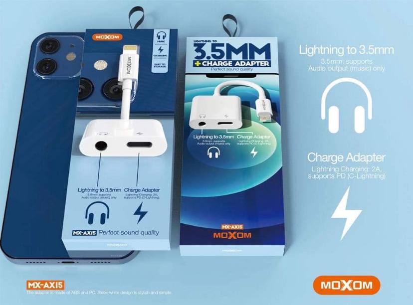 Charge Adapter 3.5mm MOXOM MX-AXIS