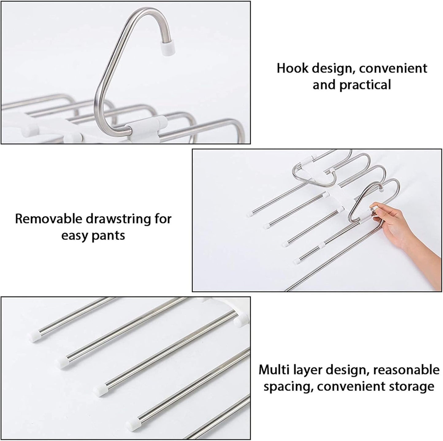 شماعة مناسبة للمنزل، شماعة عملية لرفوف السراويل Cintre Convient pour la Maison Cintre Pratique Porte-pantalons