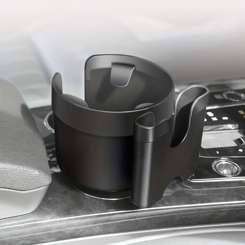 Porte-gobelet de voiture avec support pour téléphone حامل أكواب السيارة قابل للتعديل مع حامل هاتف