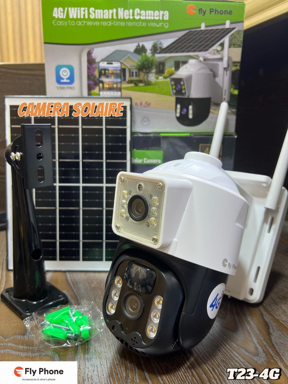 كاميرات بالطاقة الشمسية CAMERA SOLAIRE CARTE SIM 4G Android IOS 4K FULL HD