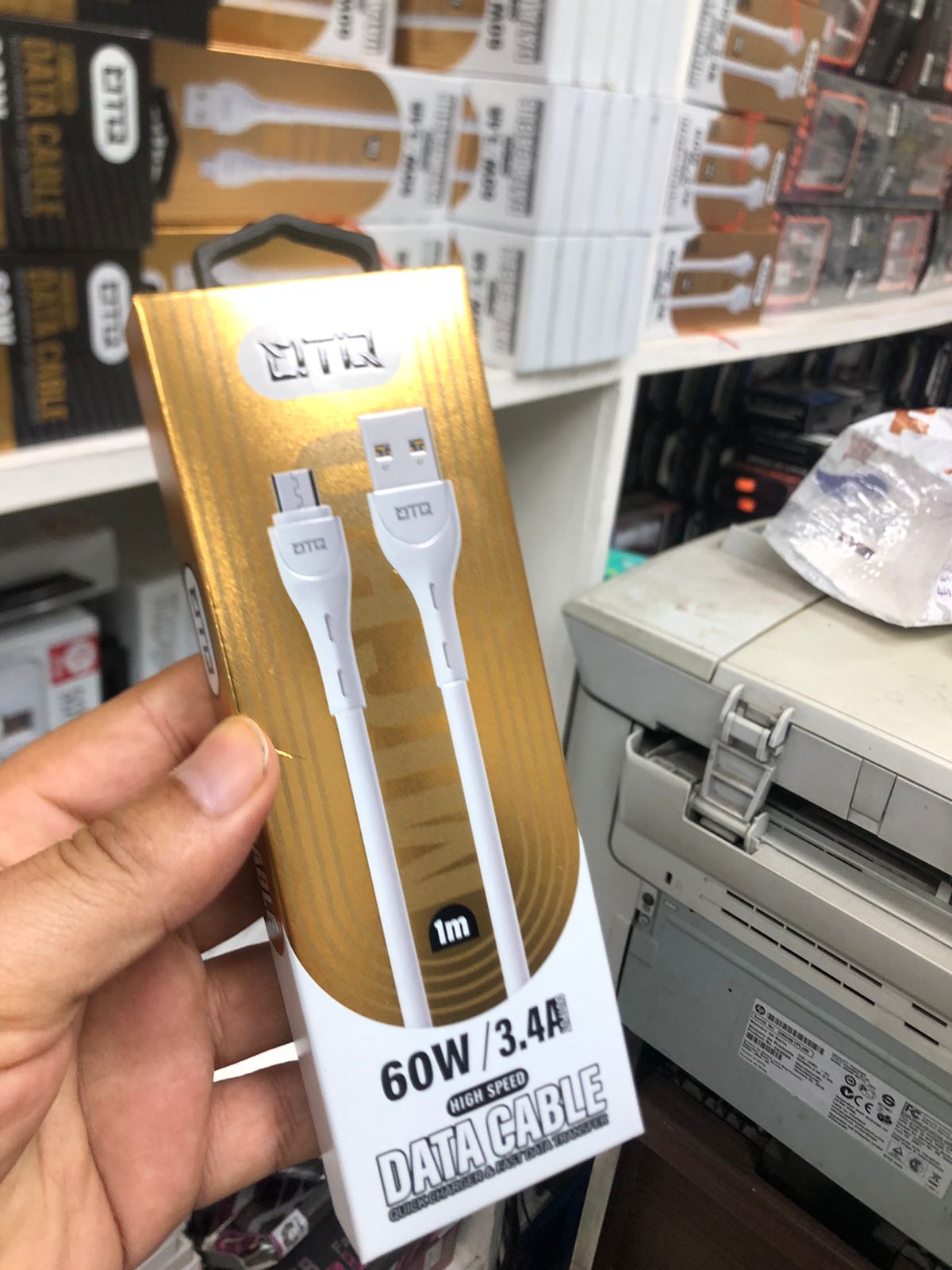 Data Cable 3.4A 60W 1m