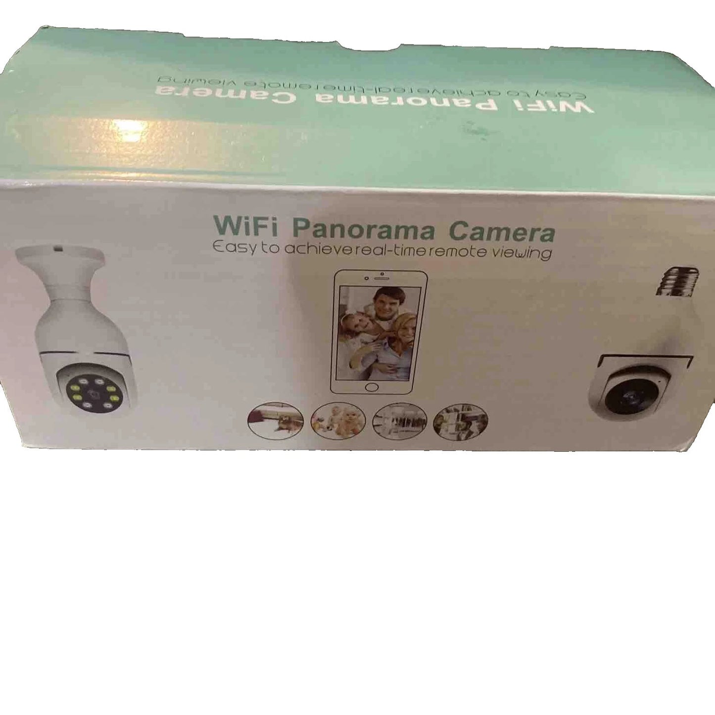 كاميرا مراقبة ذكية مزودة بمصباح Caméra de sécurité ampoule connectée WiFi