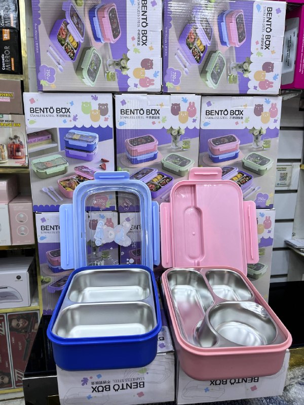 Lunch box 1100 مل علبة غداء بينتو للأطفال من البلاستيك PP عالي الجودة