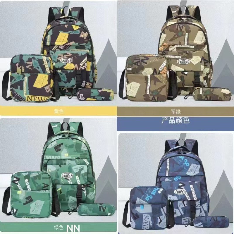Casual backpack large capacity middle school bag
