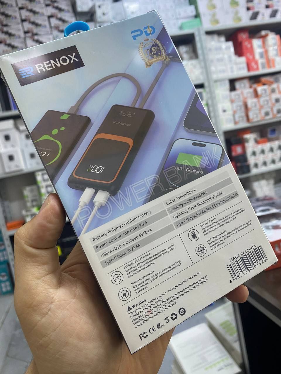 Original Power bank 9000MAH P05 2.5W RENOX