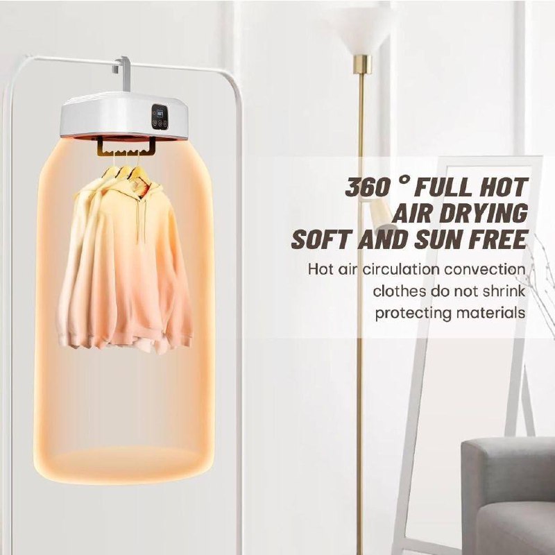 Sèche-linge portable avec synchronisation par télécommande
