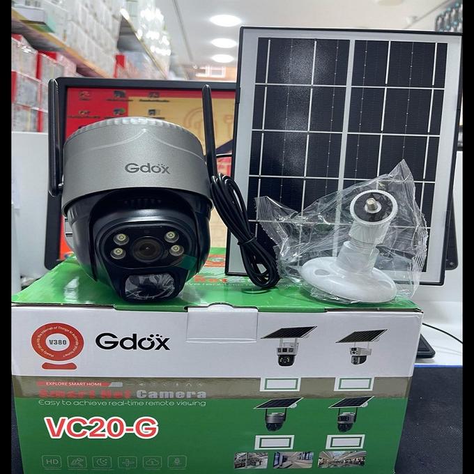 SMART NET CAMERA GDOX Caméra surveillance كاميرا مراقبة تعمل بالطاقة الشمسية وباستخدام شريحة SIM