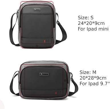 Sac bandoulière en nylon pour homme حقيبة كتف من النايلون للرجال