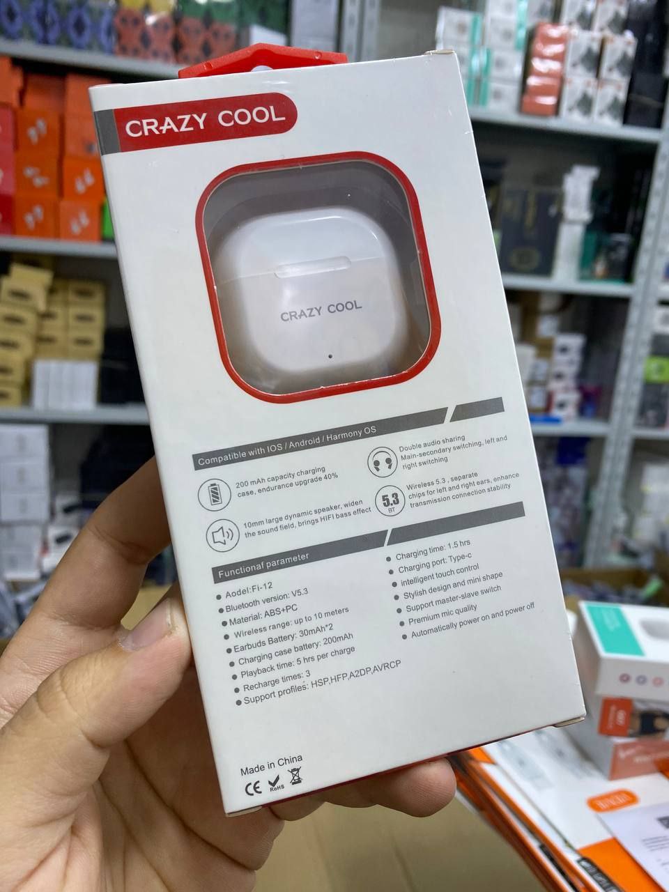CRAZY COOL Wireless Earphone FI-12