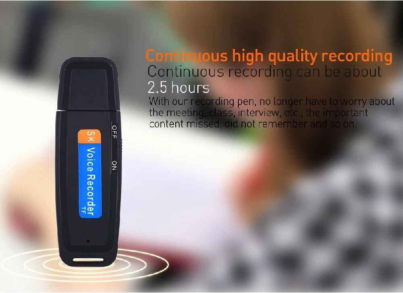 مسجل صوت Enregistreur vocal USB
