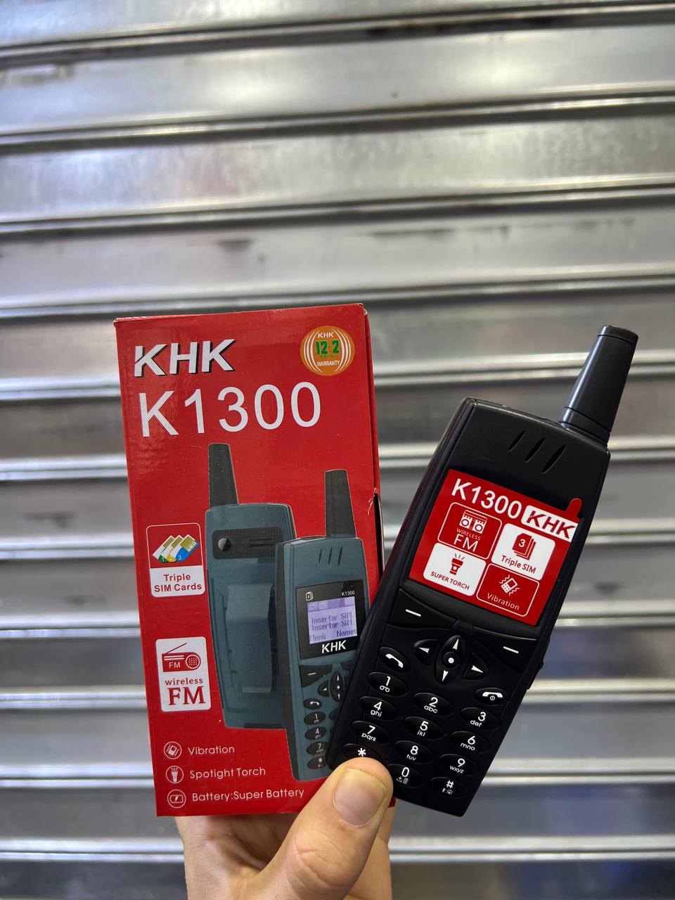 هاتف هندسي بثلاث شرائح KHK K1300 R