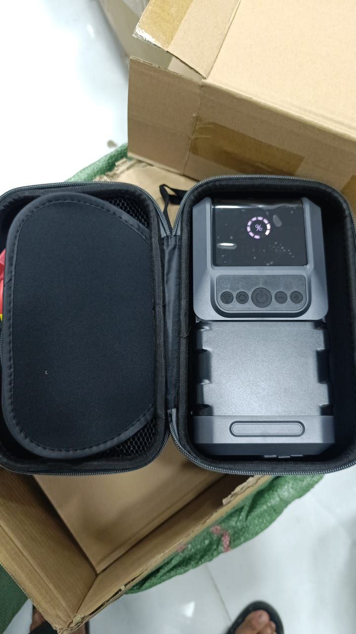 مشغل بطارية السيارة مع ضاغط Booster Batterie Voiture 4000A, Démarreur Batterie Voiture avec Compresseur 150PSI