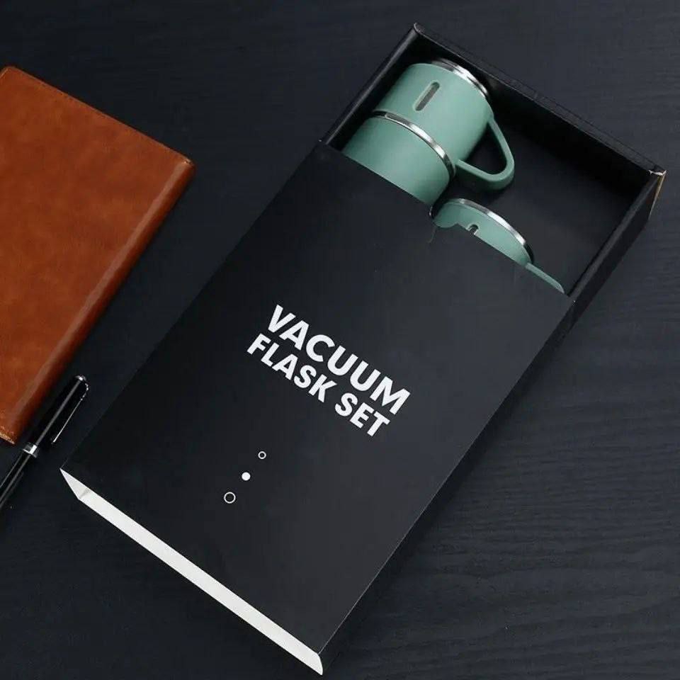 Vacuum flask set كوب عازل للحرارة من الفولاذ المقاوم للصدأ tasse isotherme, tasse de voyage