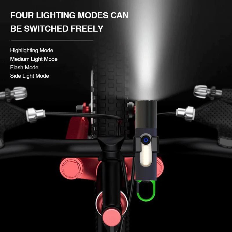 Flashlight Lampe de poche à lumière LED مصباح يدوي LED، قابل لإعادة الشحن عبر USB
