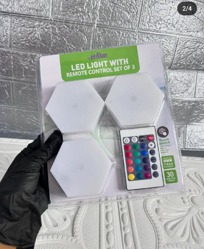 LED light with remote control إضاءة LED مع جهاز التحكم عن بعد