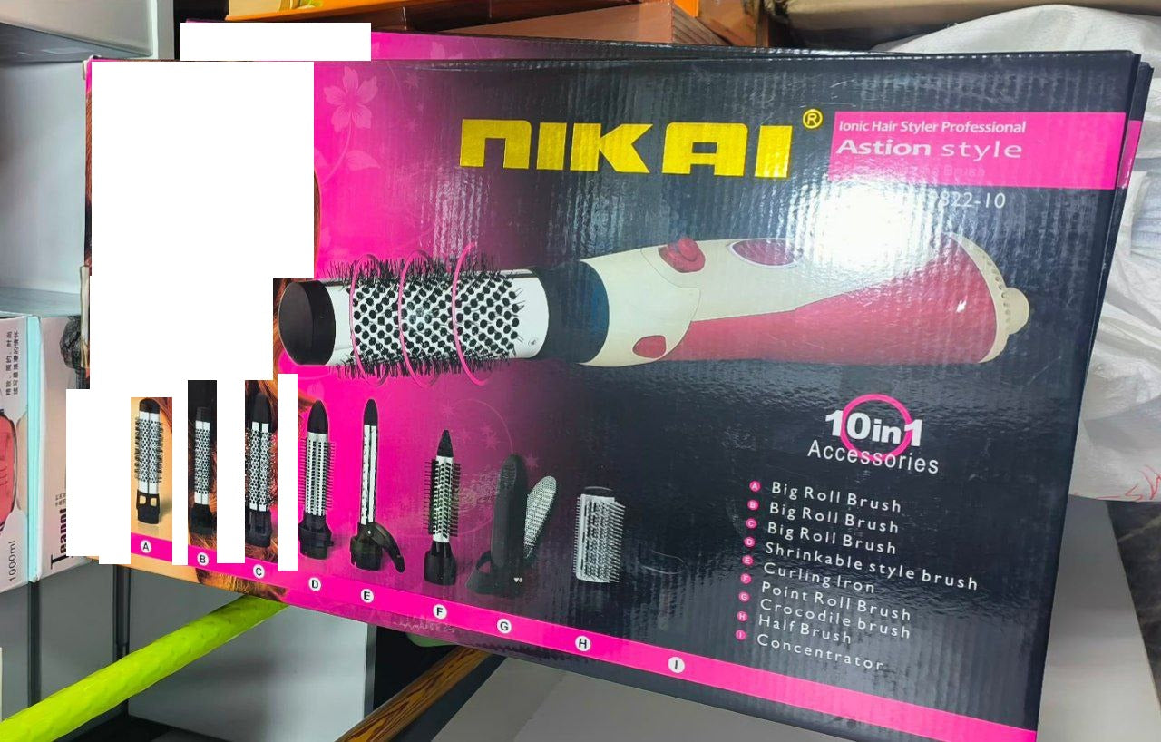 Brosse soufflante rotative NIKAI 10en1