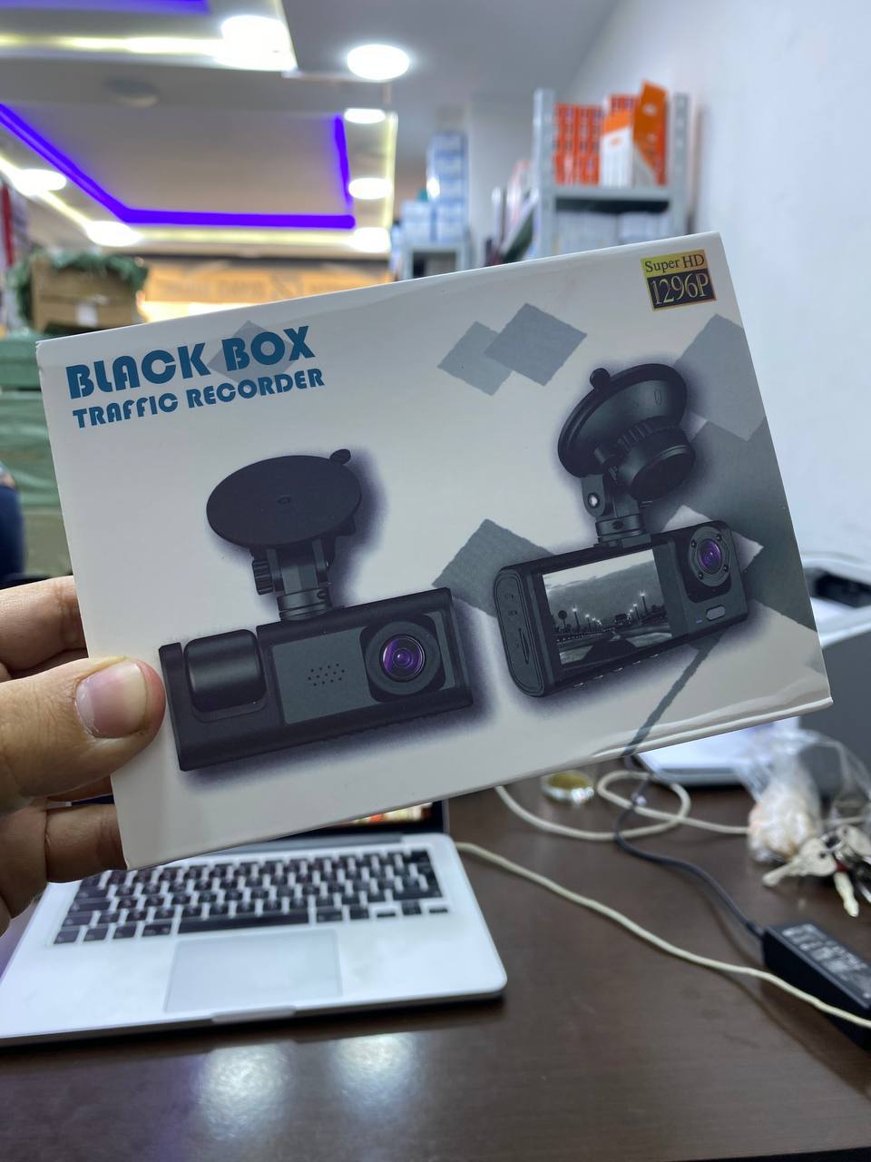 Black BOX Traffic recorder Super HD 1296P مسجل حركة المرور