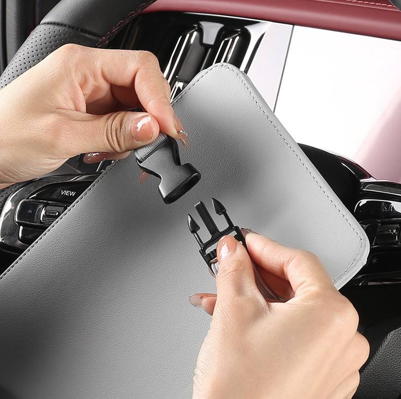 Sac pour pare-soleil de voiture, pochette حقيبة واقي الشمس للسيارة، حقيبة للنظارات، والبطاقات، والمستندات