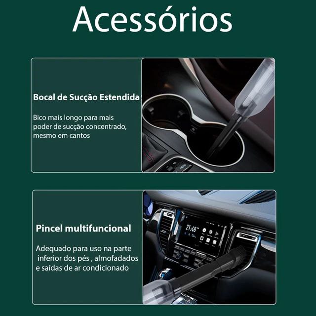 مكنسة كهربائية صغيرة محمولة باليد، aspirateur de voiture portable sans fil