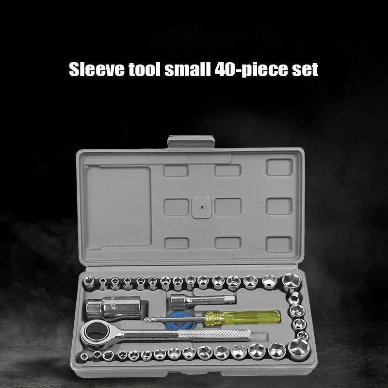 jeu de clés à douille et de cliquets 40pcs Combination socket