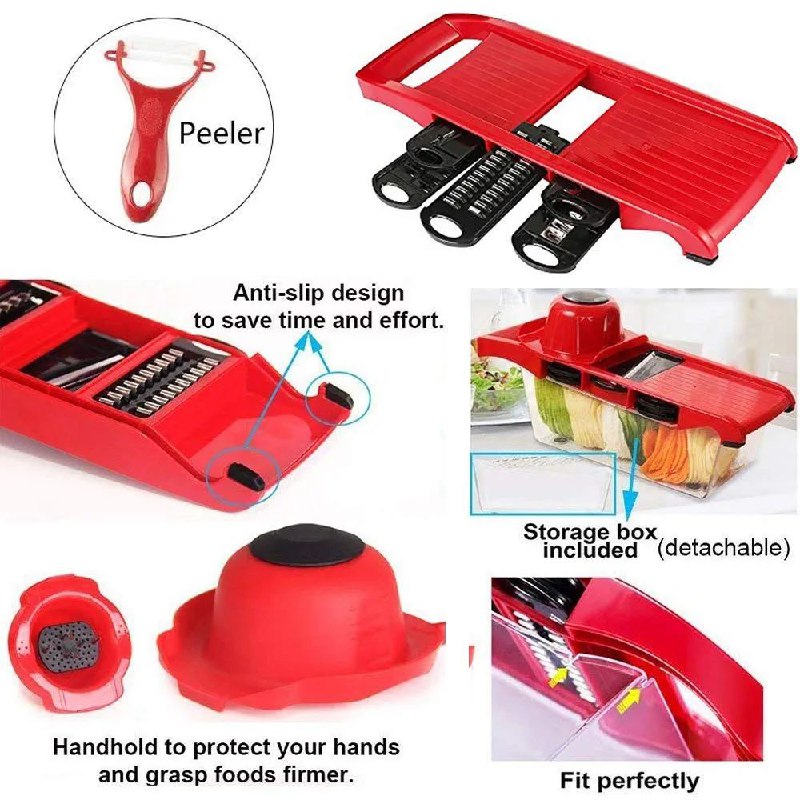 قطاعة ماندولين 10 في 1 MANDOLINE SLICER