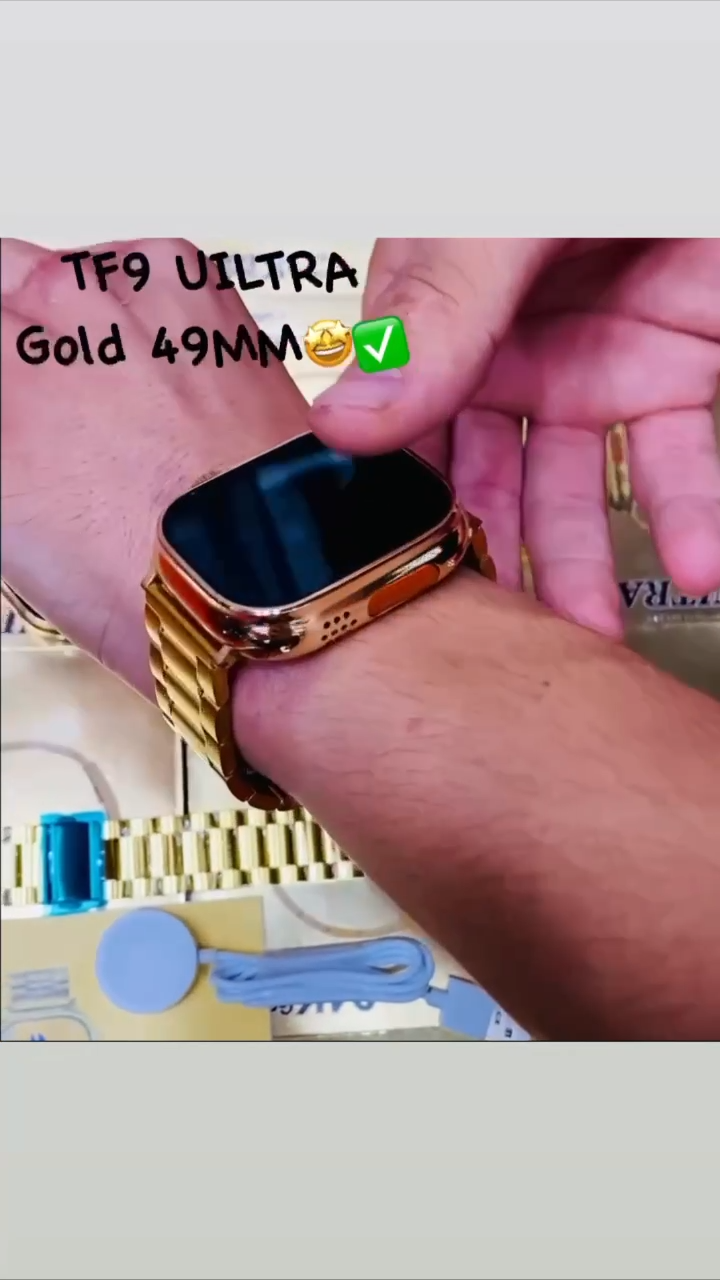 Smart watch TF9 ULTRA Gold 49mm