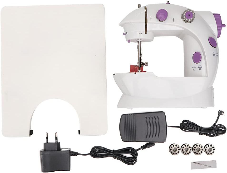 Mini Sewing Machine with Table آلة الخياطة المحمولة مع طاولة