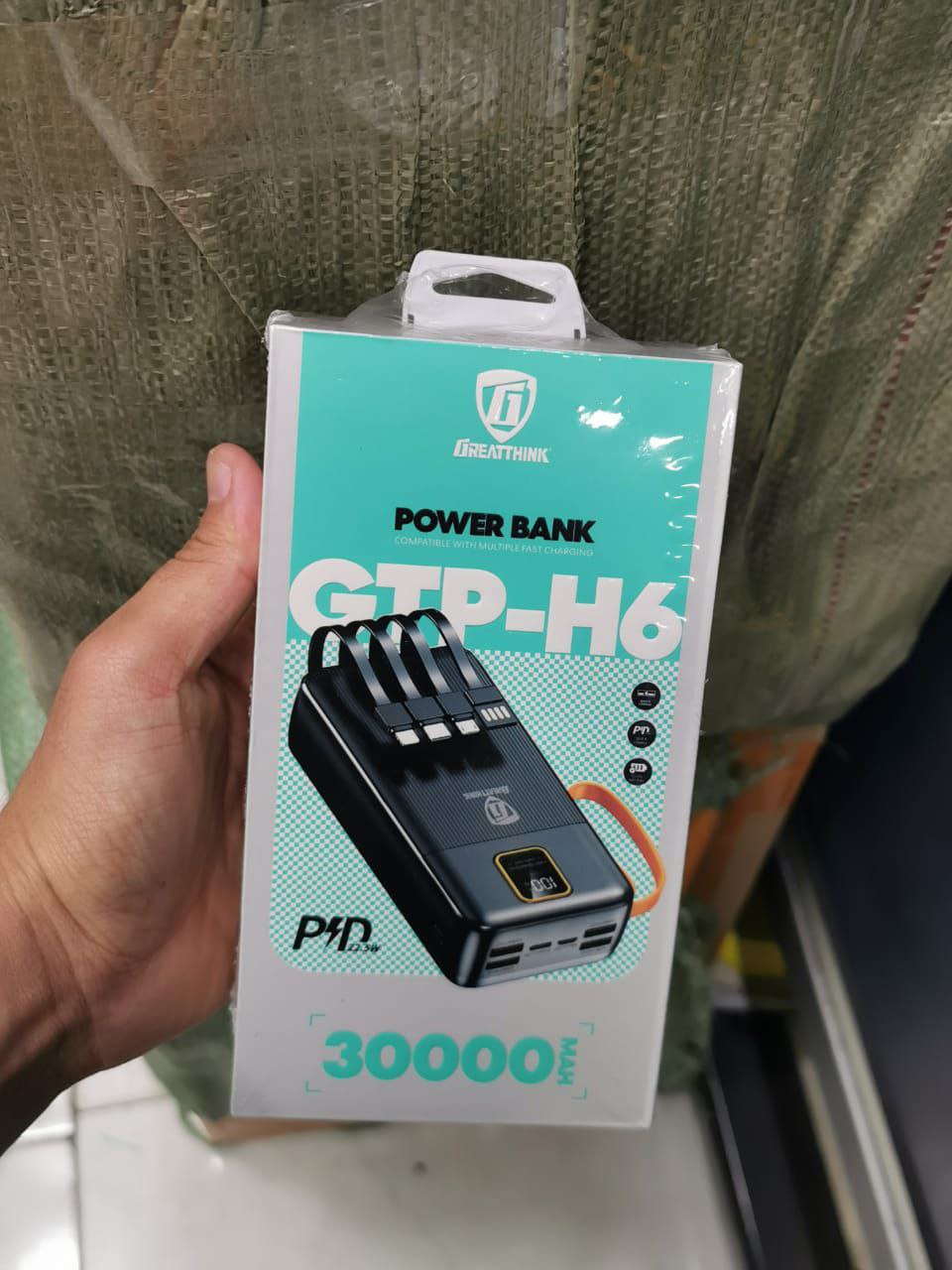 Power bank 30000mah GTP-H6