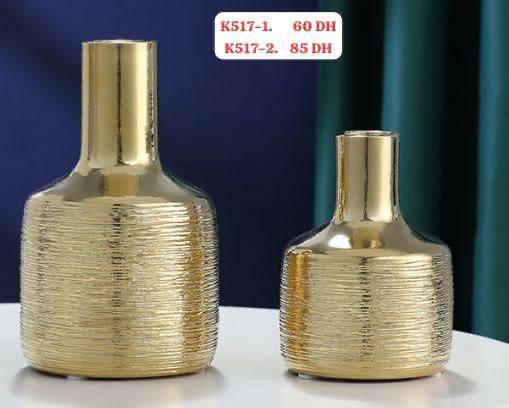 Déco prestige سيراميك مطلي بالذهب Céramique plaquée or