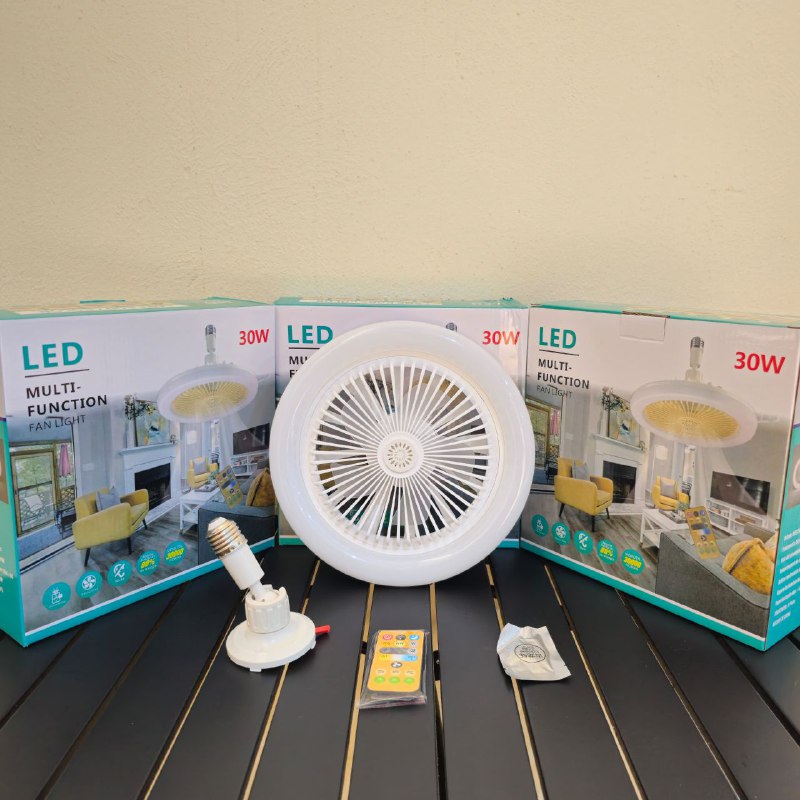 Multi-Function LED 30W Lampe Ventilateur de plafond