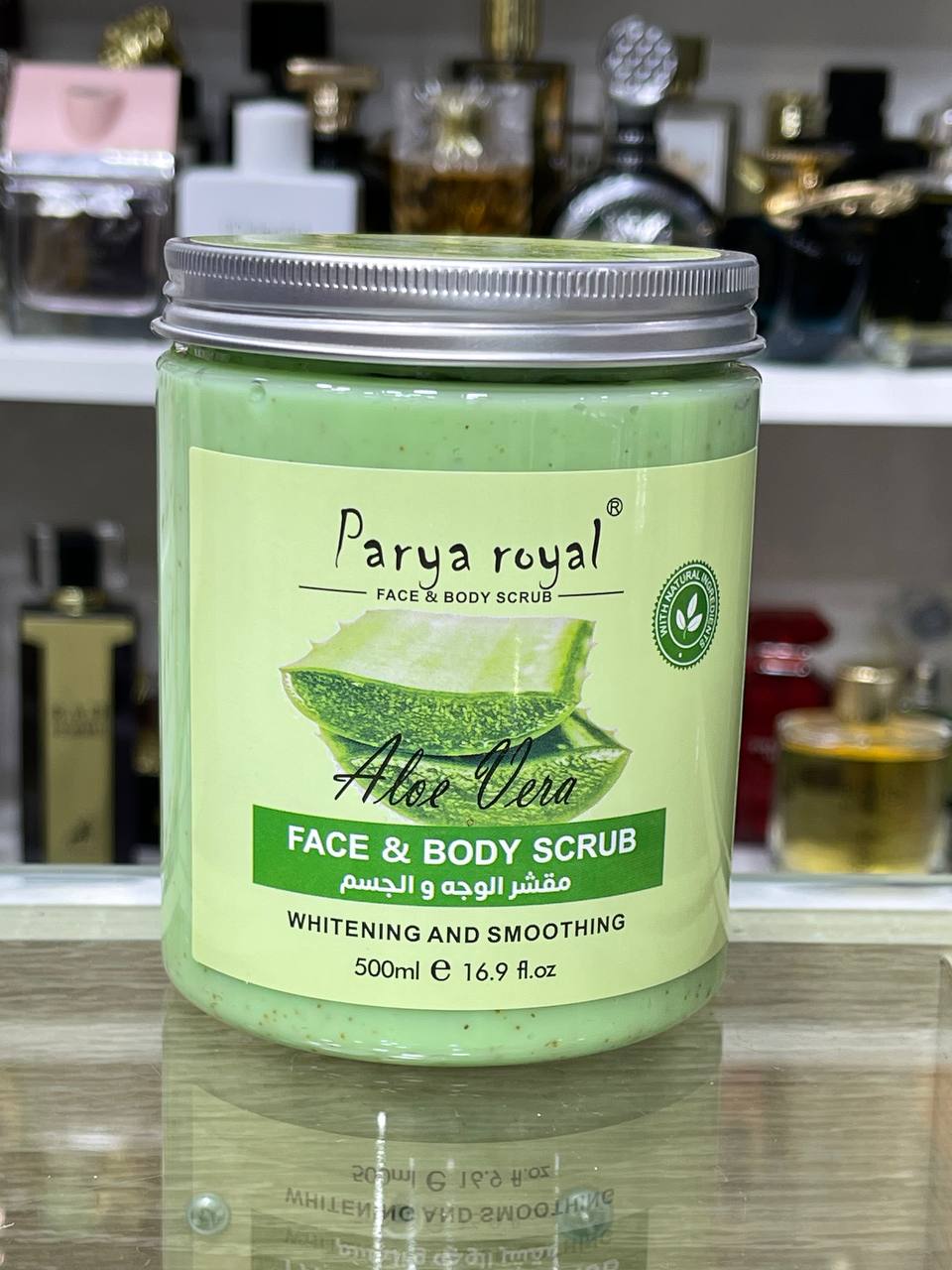 Parya royal Face et Body Scrub-Aloe Vera 500 Ml