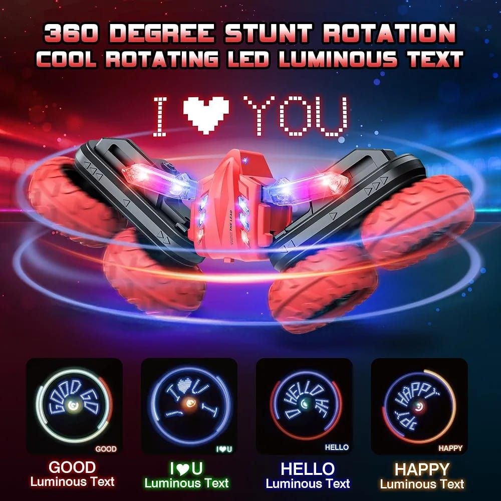 Voiture Télécommandée RC Stunt Car Toy لعبة سيارة حركات بهلوانية تعمل بجهاز تحكم