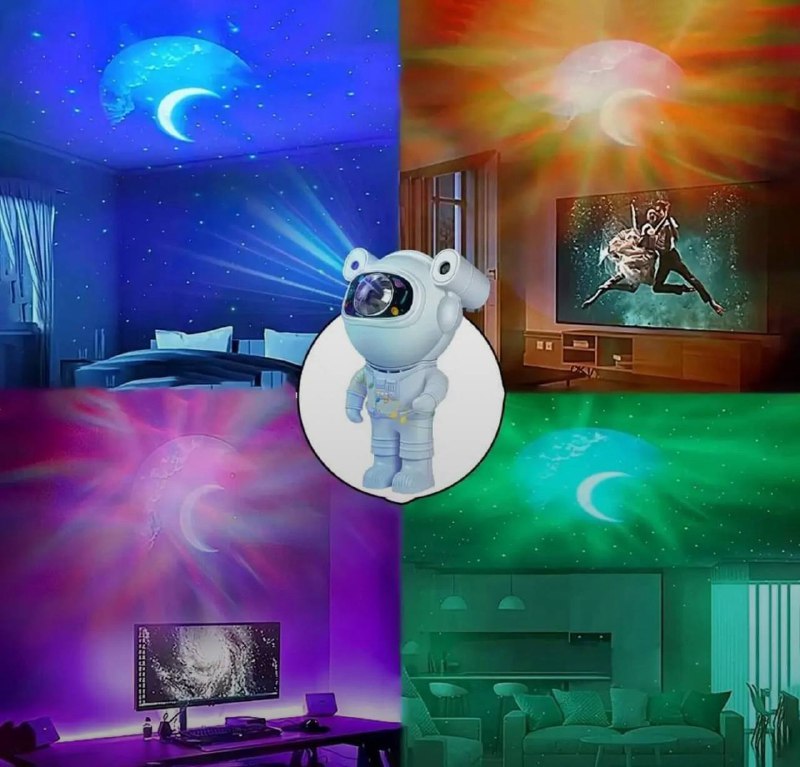 astronaut projector light فضاء النجوم