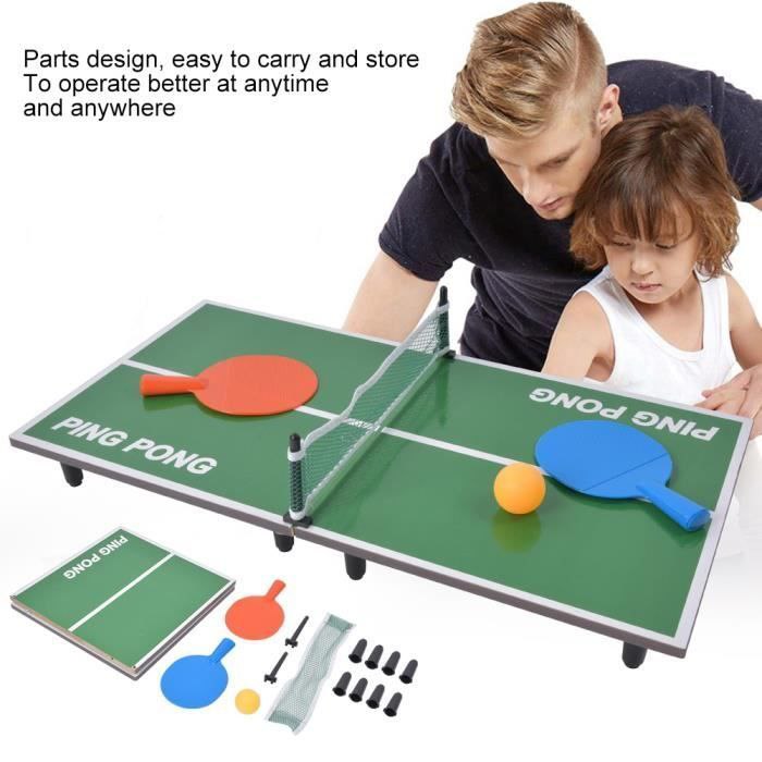 Ping Pong jeu table طاولة لعب تنس صغيرة محمولة متعددة الوظائف
