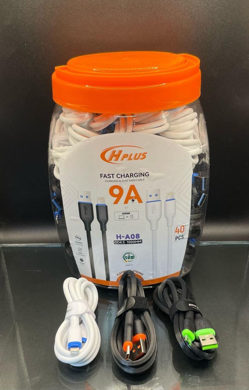Fast charging cable 9A H-A08 40Pcs