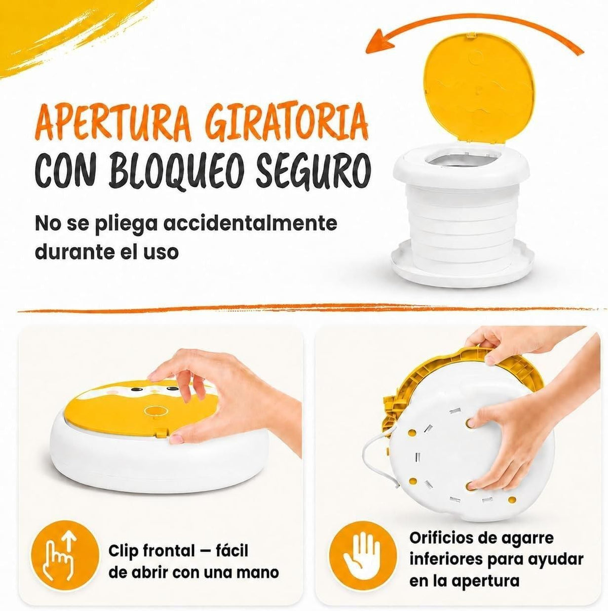 مقعد مرحاض محمول وقابل للطي للأطفال Pot pour enfant portable et pliable