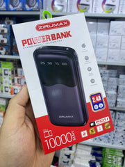 Power bank ZIRUMAX 10000mAh 2.4A