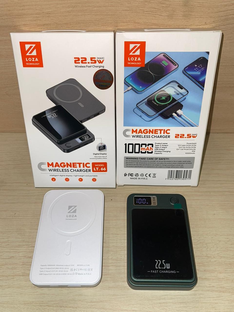 Wireless Power bank 22.5W Magnetic LT.66 LOZA 10000mAh