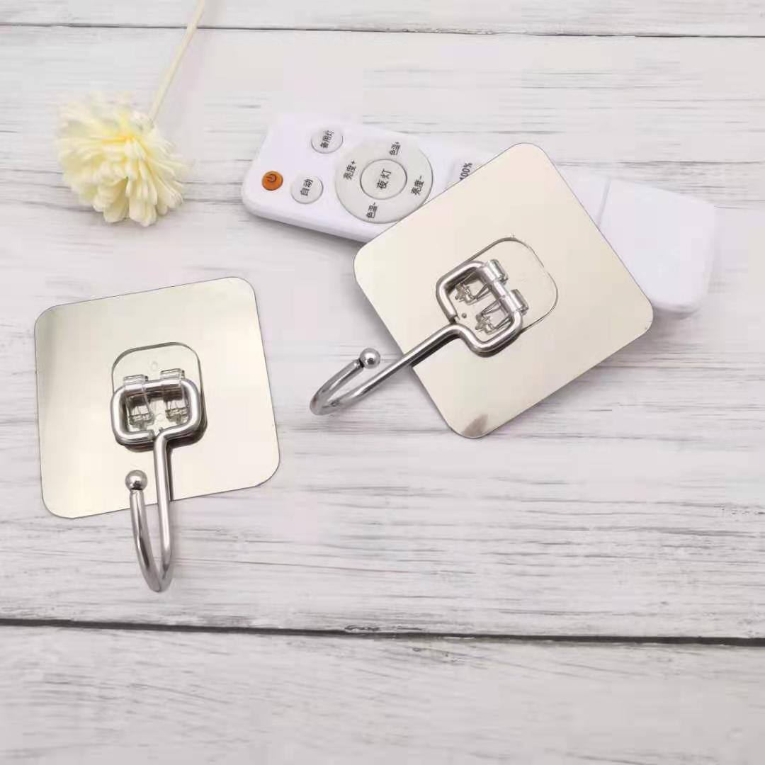 10 قطع من شماعات الحائط الشفافة المصنوعة 0pcs Support mural auto-adhésif en PVC Transparent