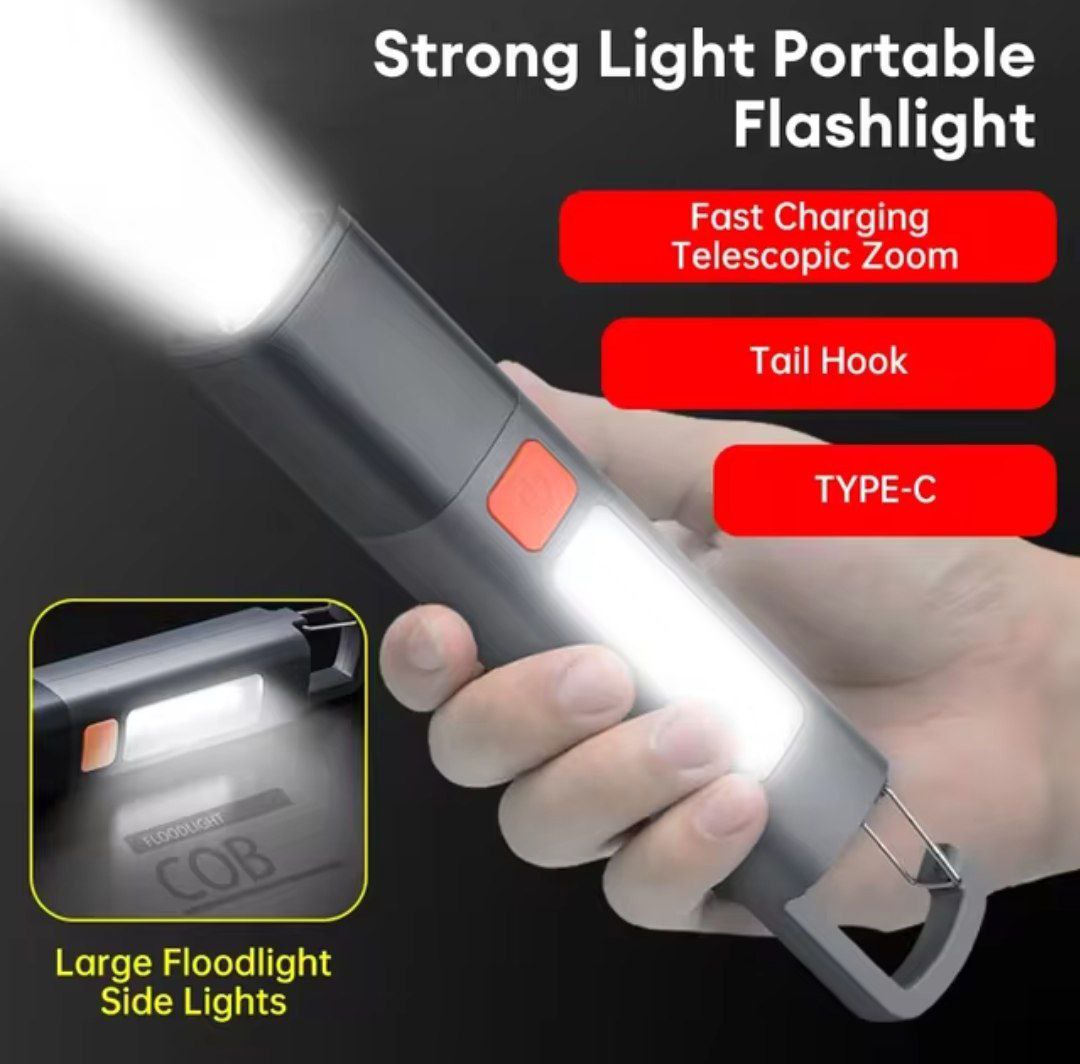 Strong light portable flashlight مصباح يدوي محمول ذو ضوء قوي