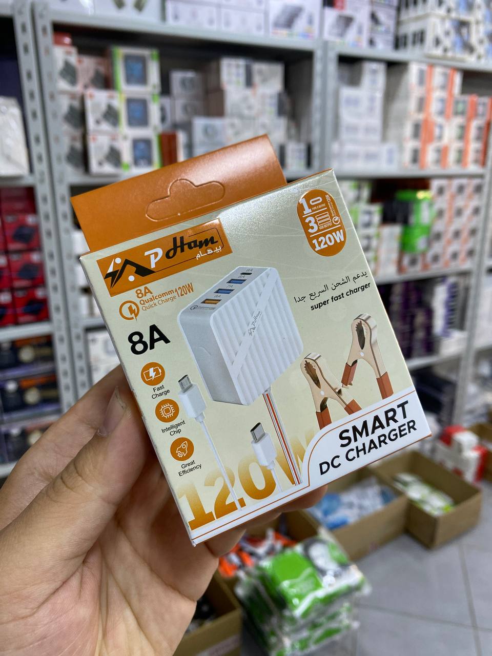 Smart DC Charger 120W 8A