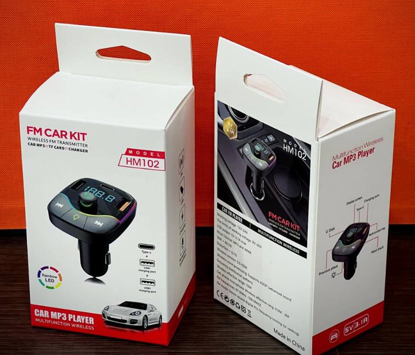 FM Car Kit HM102 Car MP3 Player Wireless