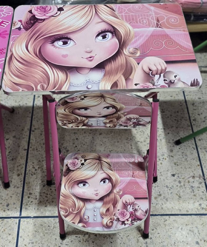 Table et une chaise pliante pour enfant طاولة وكرسي قابل للطي للأطفال
