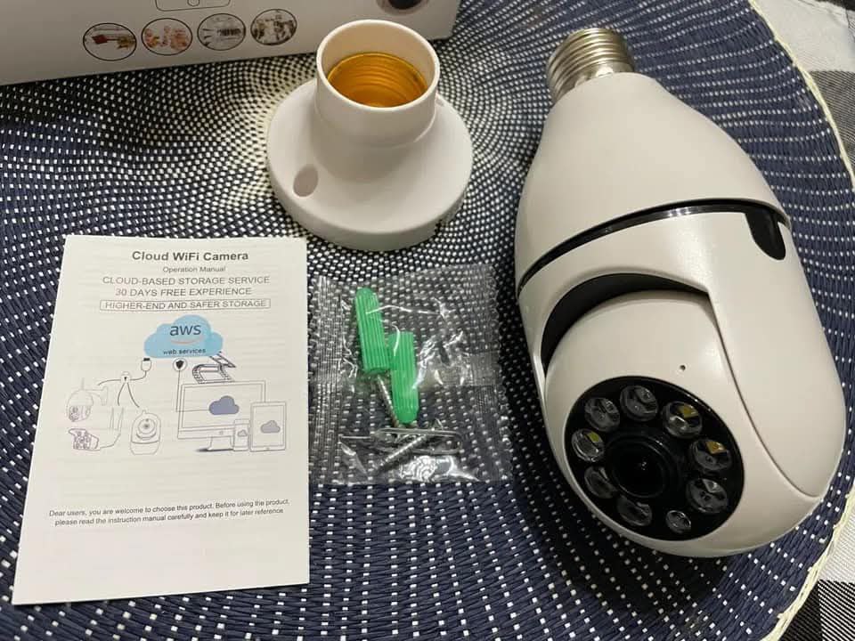 مصباح كاميرا wifi 1080P Ampoule caméra WiFi 1080P, haute définition