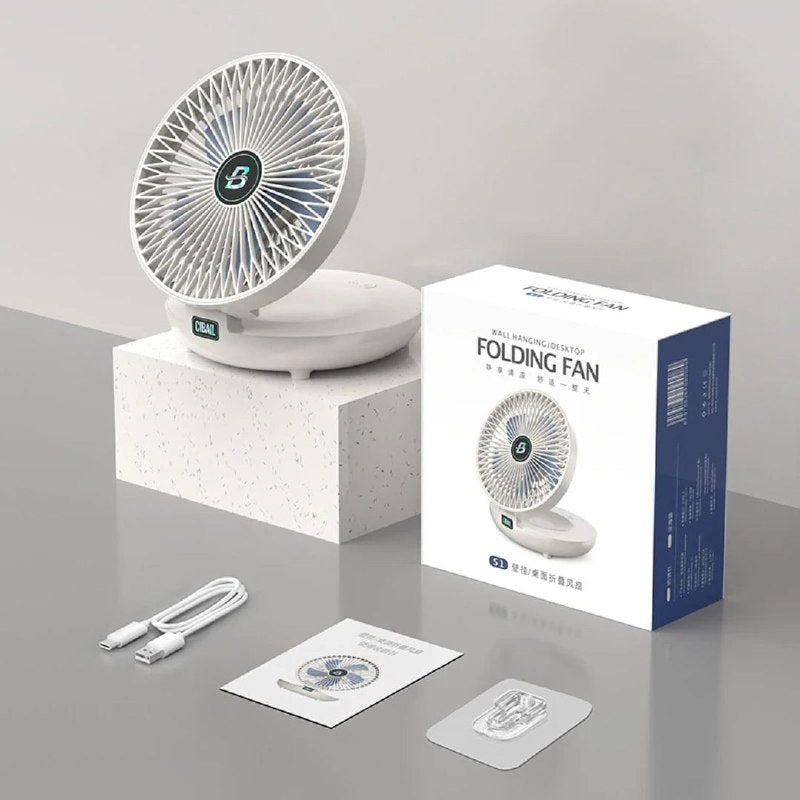 Wall hanging desktop folding Fan