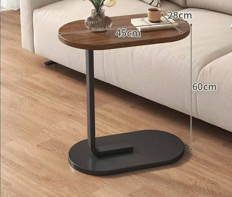 Table d'appoint table basse en forme de C