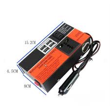 Convertisseur de puissance pour voiture, transformateur de tension, affichage LED